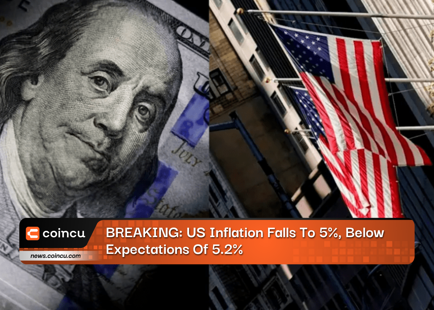 BREAKING: US Inflation Falls To 5%, Below Expectations Of 5.2%