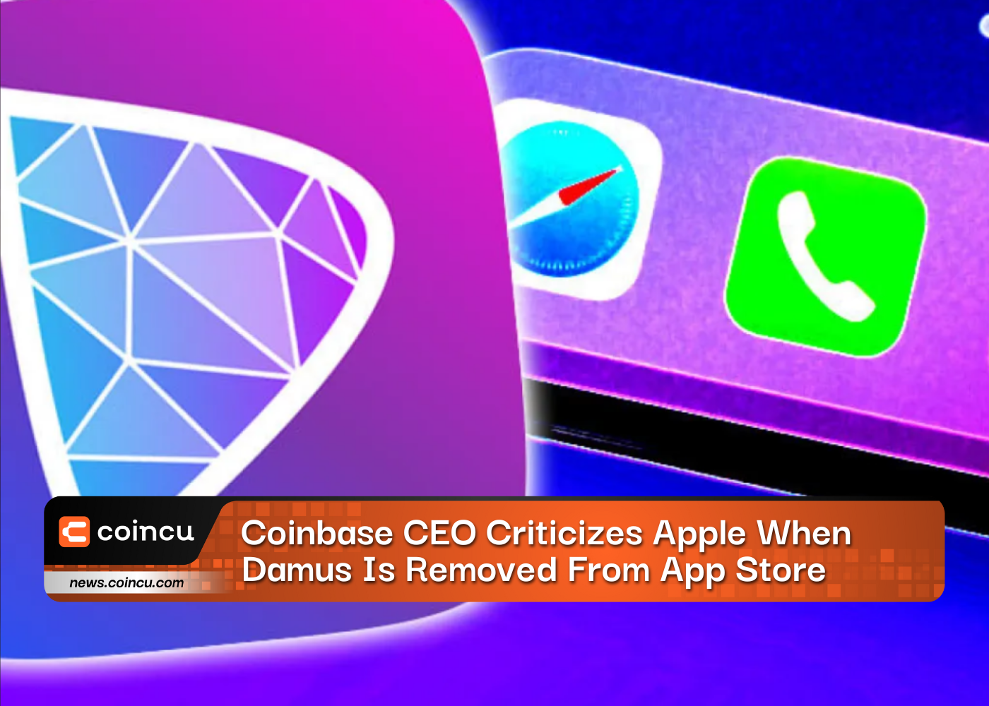 Coinbase CEO Criticizes Apple When Damus Is Removed From App Store