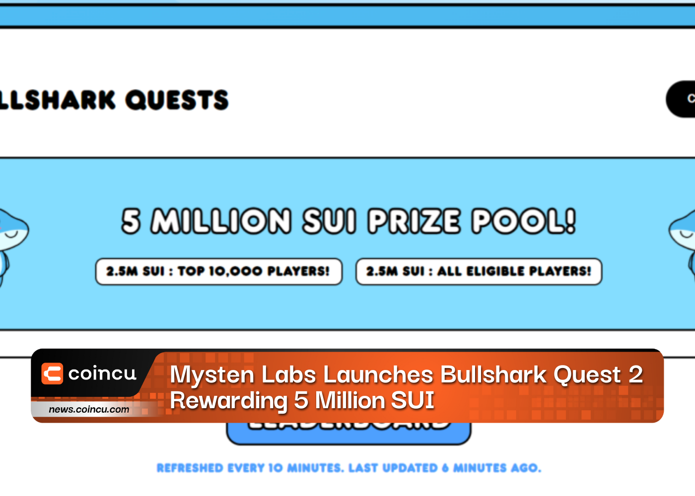 Mysten Labs Launches Bullshark Quest 2